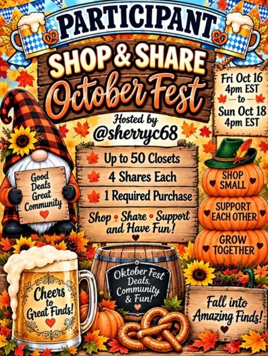 sherryc68 Other - # October Fest Share N Shop